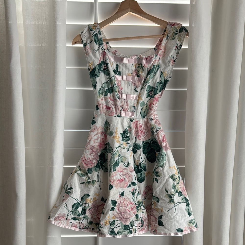 Girls Vintage Floral Dress | Vintage Dress for Girls | Girls Summer Dress